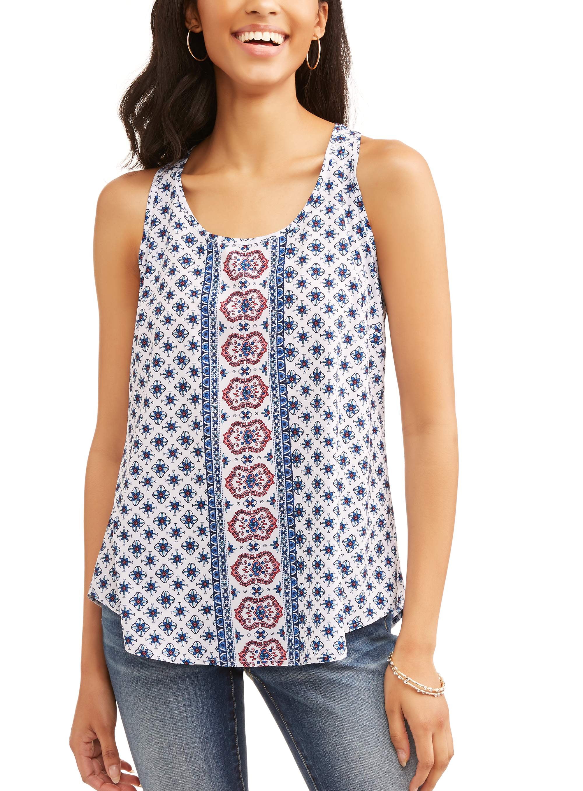 Women's Everyday Woven Tank - Walmart.com