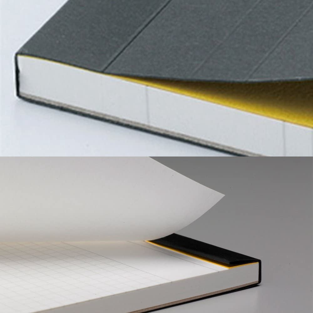 A7 Memo Mnemosyne Graph Writing Pad Stapled Glued 65 Sheets 10 Pack