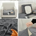 thumbnail image 4 of Semi Wrap Stretch Sofa Cover Elastics Slipcovers Polyester Abrasion Resistant Furnitures Protectors Modern Home Decoration, 4 of 21