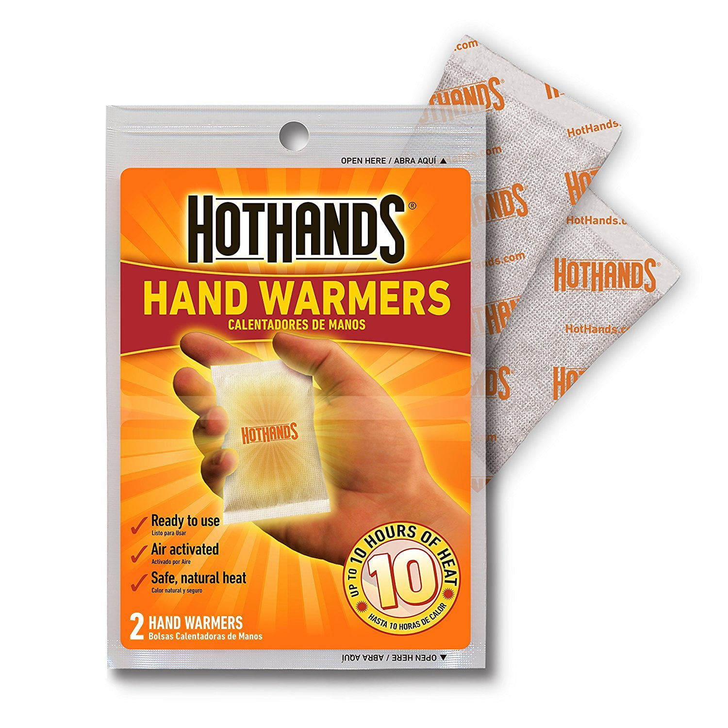 Hot Hands Hand Warmers Long Heat Up to 10 Hours 20 Pairs 40 Warmers Heater 