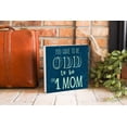 thumbnail image 3 of Have To Be Odd #1 Mom Blue Stars Hearts 10 x 10 Wood Tabletop Sign Plaque, 3 of 4