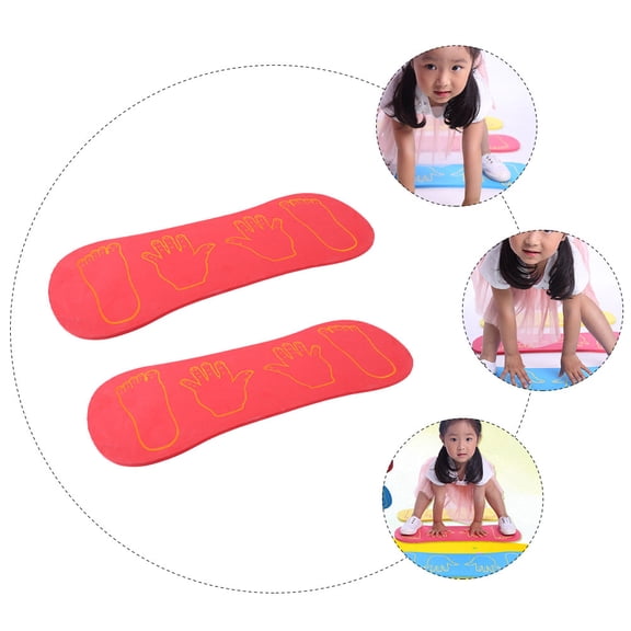 MERRYHAPY Kids Training Board Set 2 Pieces - Childrens Exercise Equipment for Balance and Coordination
