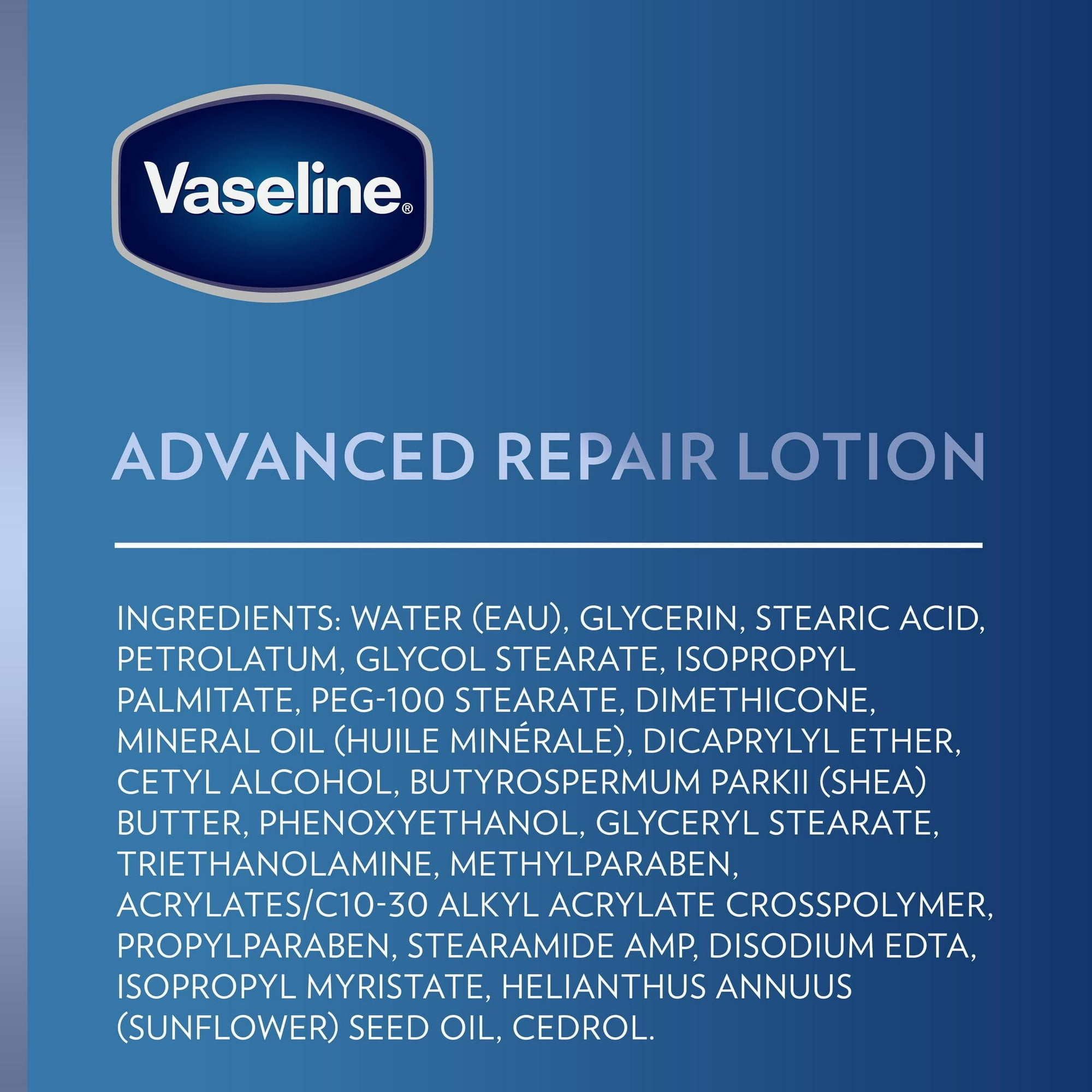 Vaseline Intensive Care Advanced Repair Non Greasy Women Body Lotion All Skin Unscented, 32 oz (4 Pack)