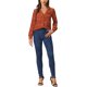 thumbnail image 2 of INSPIRAR CHIC Camisas de Manga Larga Impresas de los Años 50 para Mujeres con Puntos de Corazón M Rojo, 2 of 7