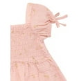 thumbnail image 3 of Modern Moments by Gerber Toddler Girl Smocked Dress with Bows, Sizes 12M-5T, 3 of 7