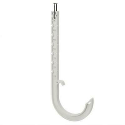 

2PC (Box of 10) Hangs Tuff J-Hook Hangers w/ nails for 3 PVC/ABS Pipes