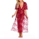 thumbnail image 2 of Conjunto de lencería Babydoll Dress Lace Porno Vestido largo Pijama Mujer Ropa de dormir Tmvgtek para mujer Rojo T L, 2 of 8