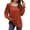 Caramel, variant on Nlife Women Puff Long Sleeve U Neck Pleated Tunic Top Casual Shirt Dressy Blouse