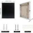 thumbnail image 5 of White Shadow Box Frame Real Glass Window Door with Hinge 13 x 16, 5 of 7