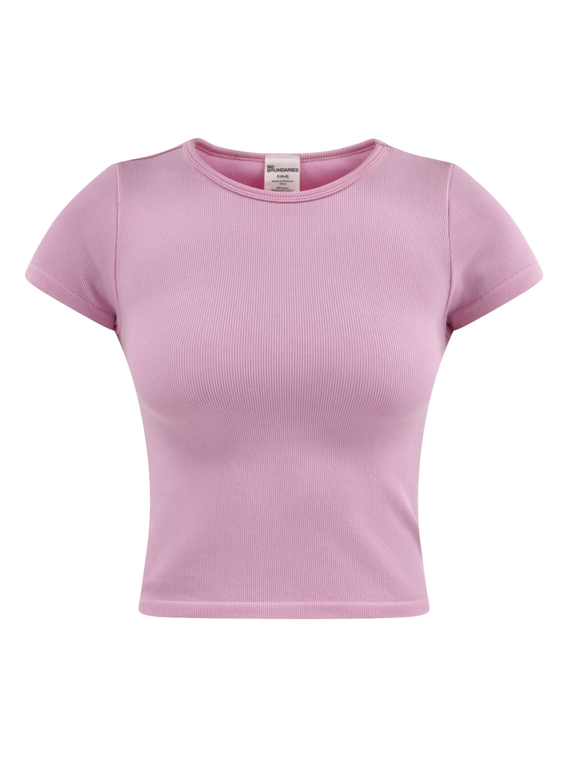No Boundaries Seamless Crop Top with Short Sleeves, Women's