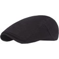 thumbnail image 7 of CoCopeaunts Newsboy Hats for Women Spring Summer Retro Solid Plain Ivy Cap Retro Artist Painter Beret Hat Adjustable Cabbie Hat, 7 of 7