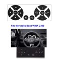thumbnail image 2 of 24X Pegatinas para la cubierta del interruptor del botón del volante del automóvil para C E S Class W204 W212 W221 X204 C200 C250, 2 of 5