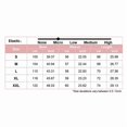 thumbnail image 5 of Women'S Casual Autumn Winter Long Sleeve Color Block Striped Knit Pullover Cozy Sweater Black  XXL, 5 of 5