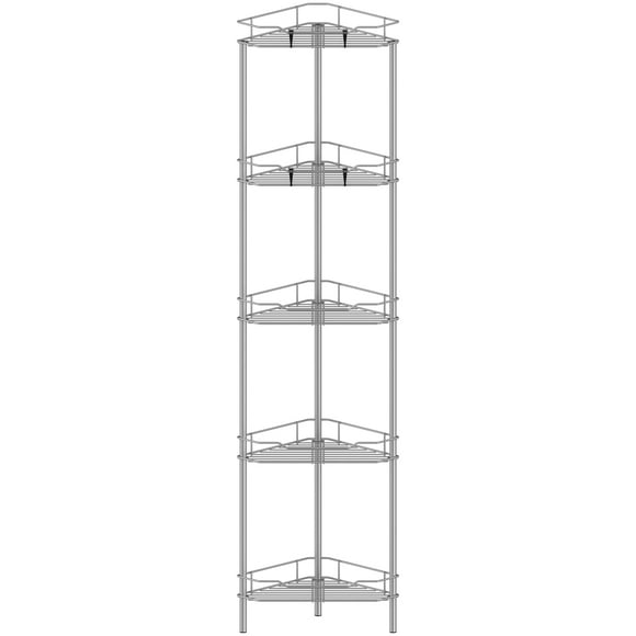 Organizador de Esquina para Ducha HuggieGems de 5 Niveles Gris