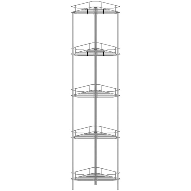 Organizador de Esquina para Ducha HuggieGems de 5 Niveles Gris