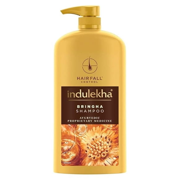 Indulekha Bringha Shampooing 1 L// Médicament Ayurvédique Propriétaire pour la Chute des Cheveux// 1 L