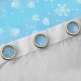 thumbnail image 4 of Castle Fairy Christmas Snowflakes Blackout Curtains Set of 2 (52x84 Each),Bling Glitter Window Curtains,Gradient Ombre Curtains and Drapes,Luxury Teenagers Bedroom Decor, 4 of 6