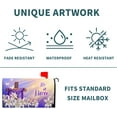 thumbnail image 5 of He is Risen Easter Mailbox Cover Magnetic Spring Floral Mailbox Covers Standard Size 21X18 Inch Easter Outdoor Decoration Mailbox Covers Waterproof Letter Post Box Cover Mail Wraps for Home Yard, 5 of 6