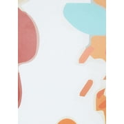 LISBON ADULT PICKLEBALL PADDLE White Blue Peach Brown Artsy Modern Urban Abstract Unisex Pickleball Paddle