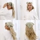 thumbnail image 1 of Banda floral para bufanda de pelo – 5 bandanas para el pelo para mujer Pa?uelos Para La Cabeza Para Mujer Bandas de gasa Boho para mujer Bandas elásticas florales para mujer Bandana para el pelo para, 1 of 5