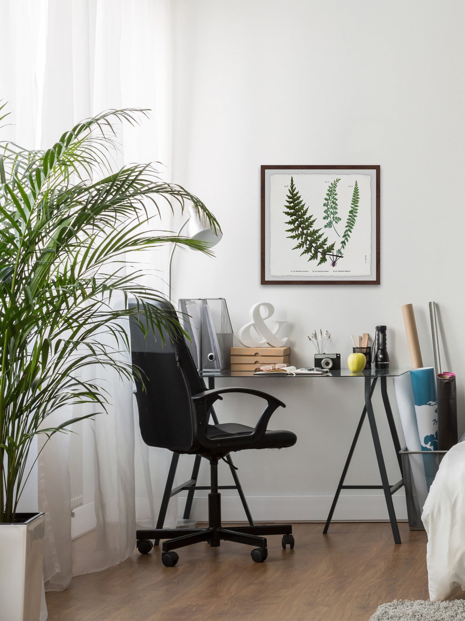 Indian Ferns Framed Painting Print
