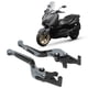 thumbnail image 4 of Manijas De Embrague De Freno, Palancas De Embrague De Freno De Motocicleta De aleación De Aluminio CNC Agarre Cómodo 2 Piezas Para Modificación De Motocicleta, 4 of 7