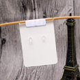 thumbnail image 4 of 400 Pcs Hanging Earring Cards Adapter Self-Adhesive Jewelry Display 1x1.2 inch, 4 of 5