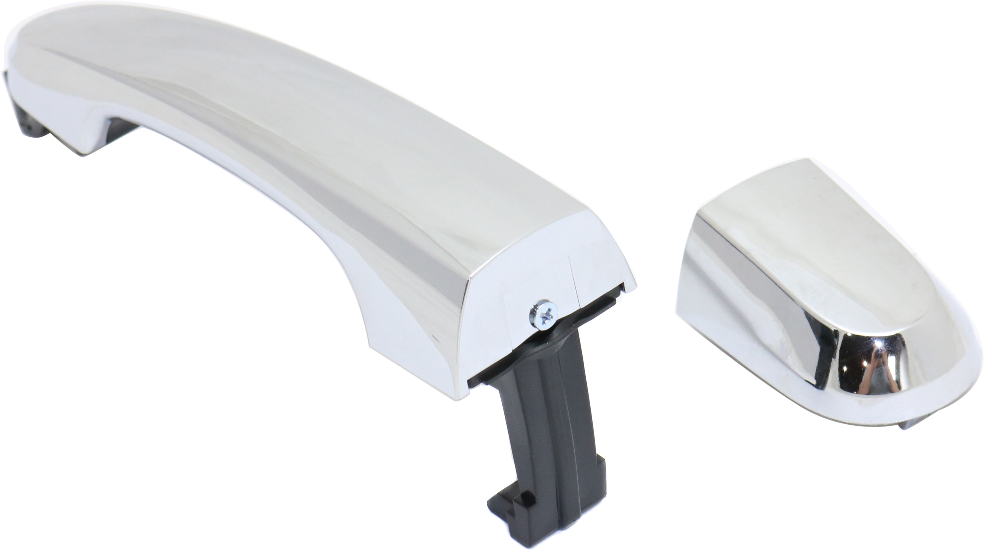 Rear Left Exterior Door Handle For 2011-2015 Kia Sorento – Silver, Chrome Finish, Direct Replacement
