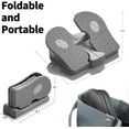 thumbnail image 5 of ABPETE Mini Foldable Leg Exerciser Portable Foot Pedal Exercise Machine Under Desk Stepper Exercising Leg Muscles Physical Therapy Leg Exercise Relieves Varicose Veins at Home Office, 5 of 12