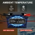 thumbnail image 5 of AXTRA 6V and 12V Car Battery Charger, 3.6-Amp Fully-Automatic Smart Battery Maintainer for Car, SUV, Truck, Motorcycle, Boat, RV, Lawn Tractors, ATV - (Lead Acid, AGM, Sealed, GEL, SLA, Flooded), 5 of 7