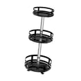 thumbnail image 3 of Estante giratorio para especias de pie con plataforma giratoria de 360 degree, organizador de especias para cocina. Ronda 3 Nivel, 3 of 9
