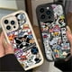 thumbnail image 2 of Funda de teléfono con etiqueta de Anime para iPhone, funda de silicona para iPhone mate 15, 14, 13, 12, 11 Pro Max, X, XS, XR, 7, 8 Plus, SE 2020, 2 of 5