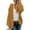 Brown #020, variant on Womens Oversized Chunky Cable Knit Cardigan Sweaters Open Front Long Sleeve Slouchy Fall Outwear Coats M