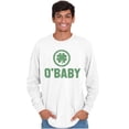 thumbnail image 3 of St Patricks Day O Baby Shamrock Long Sleeve TShirt Men Women Brisco Brands M, 3 of 6