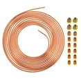 thumbnail image 1 of EeaseMX Cable de freno de coche de 3/16 pulgadas para combustible líquido y gas con 16 tornillos - 25 pulgadas de largo, 1 of 7