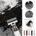 thumbnail image 5 of Entryway Rug 2'x3', Black Cement Gray Kitchen Runner Rugs Non-Slip Carpet Mats, Modern Abstract Art Black Bedside Rugs Runners Washable Floor Carpet for Bathroom Laundry Room, 5 of 8