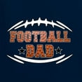 thumbnail image 2 of Wild Bobby, Football Dad, Sports, Men Graphic Tee, Navy, Small, 2 of 4
