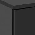 thumbnail image 6 of Side Table With Charging Station LED Modern High Gloss End Table Nightstand with Storage Drawer Handle Smooth Slide Rail Black, 6 of 9