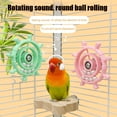 thumbnail image 3 of PrimeGo Parrot Spinner Rattle Toy Interactive Spinning Wheel Cockatiel Enrichment Wheel Bird Cage Toy for Budgies Conure Chewing Exercise And Entertainment, 3 of 7