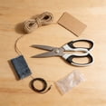 thumbnail image 5 of Jonce 8 Inch Heavy Duty Scissors, Ultra Sharp Serrated Stainless Steel Shears with Protective Cover, for Cutting Cardboard, Fabric, Wire, Packaging, Crafting, Office Workshop Use, White, 5 of 7