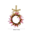 thumbnail image 3 of AuroraX Spring Door Wreath for Front Door,Small Wall Bedroom Decor 12 inch, 3 of 6