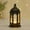 Black, variant on Rosnek Mini Ramadan Lantern Lights- Ramadan Candle Mubarak Lantern Ramadan Lantern Decoration- Eid Mubarak Lantern Lights for Home Wall Window Tabletop Patio Decor
