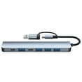 thumbnail image 2 of Mecanografíe C a la estación de acoplamiento in-1 del eje 7 del USB 3.0 con USB 3.0 Port/USB2.0 Ports/5W PD/USB-C, 2 of 8