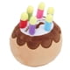 thumbnail image 5 of Juguete de pastel de cumpleaños para perro, vela de felpa, juguete para pastel de cumpleaños, juguete para masticar con chirriador para perros, 5 of 12