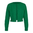 thumbnail image 3 of SHIXIAOO Cardigan Décontracté Uni pour Femmes Cardigan en Flanelle à Manches Longues avec Boutons, 3 of 3