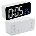 thumbnail image 4 of Reloj despertador digital junto a la cama Espejo electrónico multifuncional Detección de temperatura Oficina de control de sonido, 4 of 5