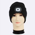 thumbnail image 2 of Douhoow Winter Beanie Knitted Hat Wireless Bluetooth 5.0 Smart Cap LED Light Handfree Headphone, 2 of 5