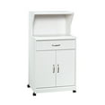 thumbnail image 4 of Sauder Kitchen Cart for Microwave, Soft White Finish, 4 of 14