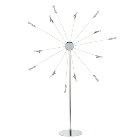 

NUOLUX 6Pcs Iron Photo Rack Sky Wheel Shape Photo Holder Desktop Photo Clips Ornament