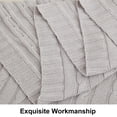thumbnail image 4 of Organictune Cotton Cable Knitted Throw Blanket, Lightweight and Breathable Soft Blanket for Sofa and Bed, 51" x 67", Silver Gray, 4 of 5